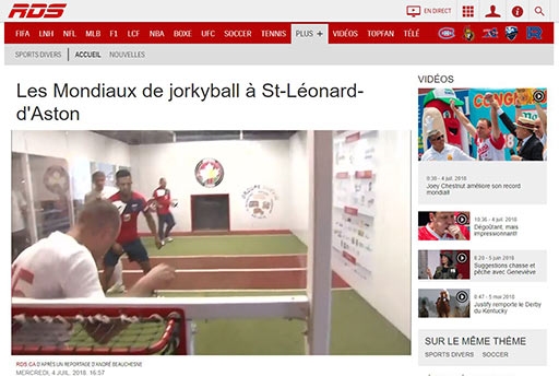 La Coppa del Mondo di Jorkyball 2018 in TV