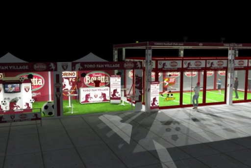 A Jorkyball court for Torino F.C.