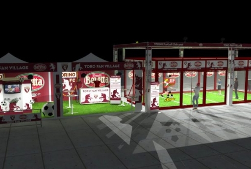 A Jorkyball court for Torino Football Club