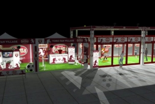 A Jorkyball court for Torino Football Club
