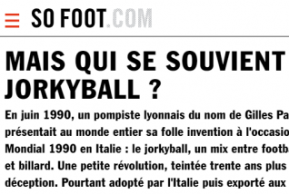 MAIS QUI SE SOUVIENT DU JORKYBALL ?